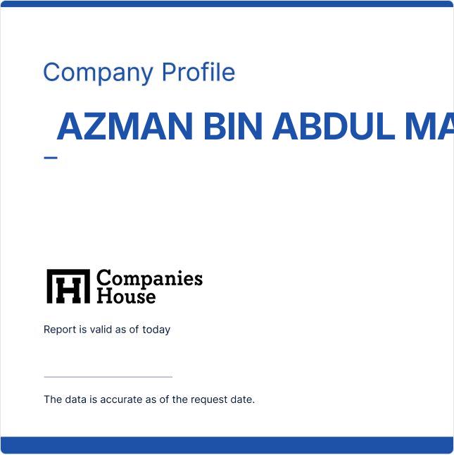 AZMAN BIN ABDUL MANAF