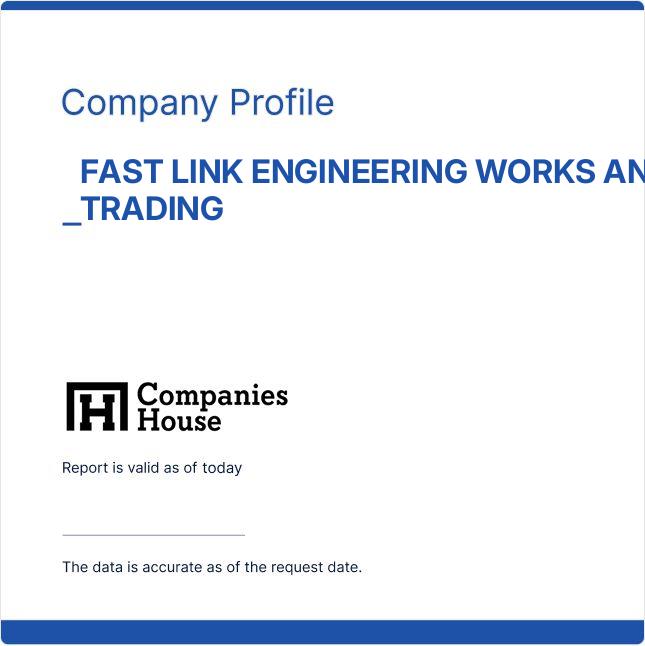 Labib Sb Fast Engineering FAST LINK ENGINEERING WORKS AND TRADING