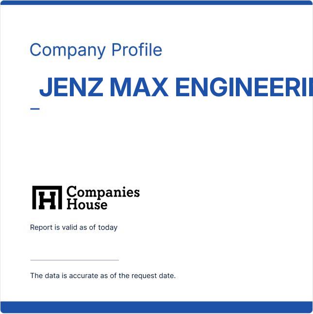 JENZ MAX ENGINEERING
