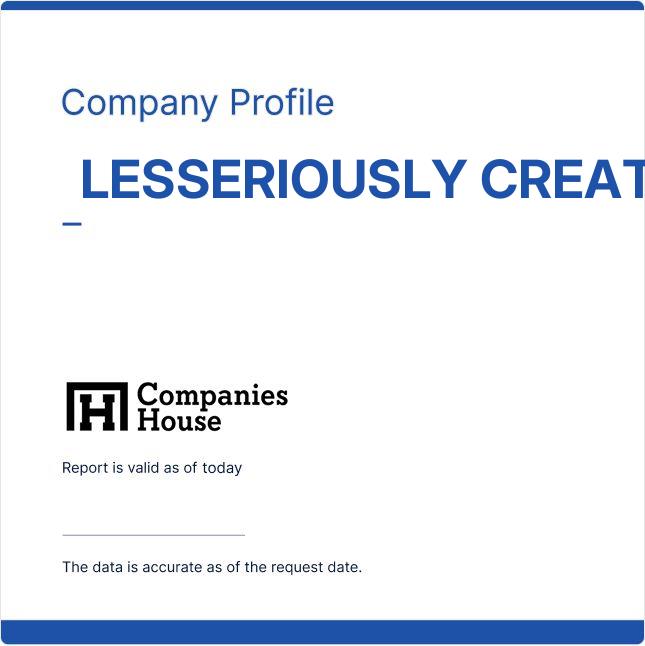 Seriously Creative LESSERIOUSLY CREATIVE STUDIO