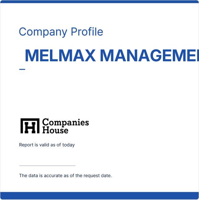 Melmax MELMAX MANAGEMENT SERVICES