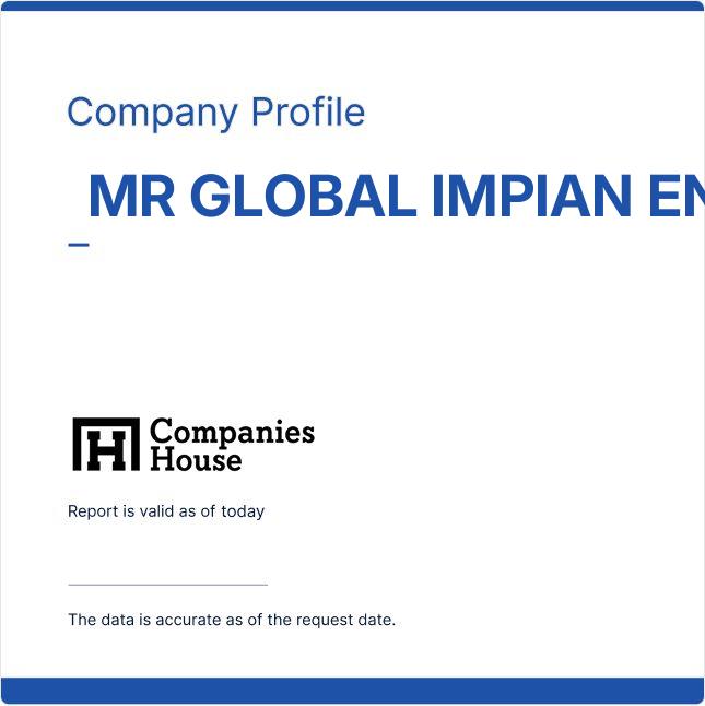 M R Engineering Registration MR GLOBAL IMPIAN ENGINEERING