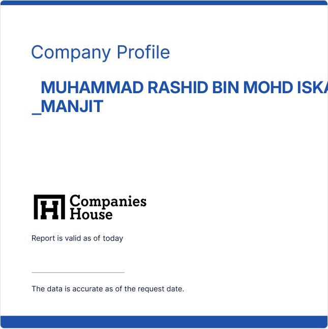 X Rashid Log MUHAMMAD RASHID BIN MOHD ISKANDAR MANJIT