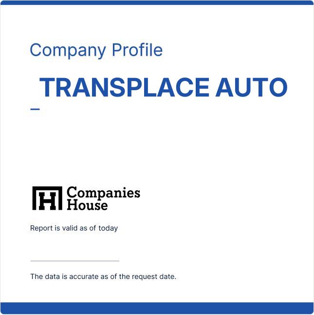 Transplace Be Code TRANSPLACE AUTO | Companies House Registry Search